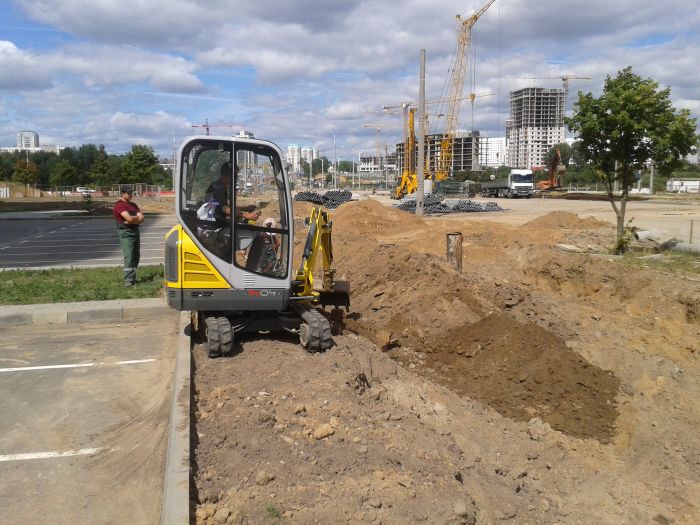 Строительство ст.м. Малиновка - 